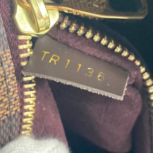 LOUIS VUITTON N41582 Damier Brompton 2WAY Shoulder Bag Tote Bag Hand Bag - Picture 12 of 14